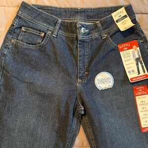 Riders By Lee Relaxed Fit Straight Leg Instantly Slims You Jeans Womens 12L NWT